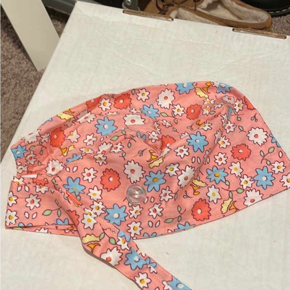 Never worn scrub caps